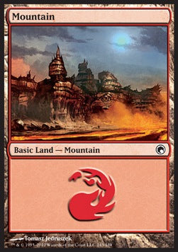 Mountain (V.2) - Scars of Mirrodin (Land) [SOM-243]