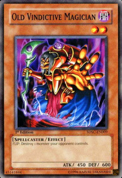 Old Vindictive Magician - Structure Deck: Spellcaster's Command (Common) [SDSC-009]