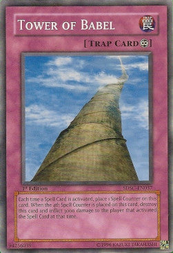Tower of Babel⁣ - Structure Deck: Spellcaster's Command⁣ (Common)⁣ [037]