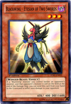 Blackwing - Etesian of Two Swords⁣ - Starstrike Blast⁣ (Common)⁣ [015]