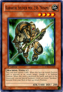Karakuri Soldier mdl 236 "Nisamu"⁣ - Starstrike Blast⁣ (Common)⁣ [019]