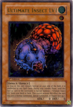 Ultimate Insect LV1 (V.2 - Ultimate Rare)⁣ - Soul of the Duelist⁣ (Ultimate Rare)⁣ [005]