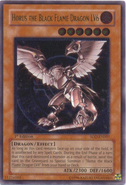 Horus the Black Flame Dragon LV6 (V.2 - Ultimate Rare)⁣ - Soul of the Duelist⁣ (Ultimate Rare)⁣ [007]