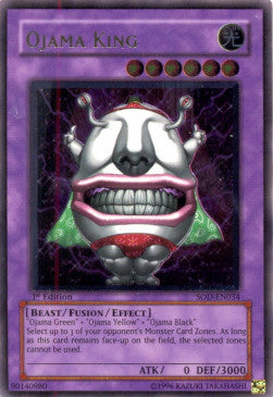Ojama King (V.2 - Ultimate Rare)⁣ - Soul of the Duelist⁣ (Ultimate Rare)⁣ [034]