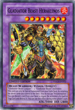 Gladiator Beast Heraklinos⁣ - The Duelist Genesis⁣ (Super Rare)⁣ [SE2]