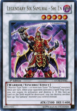 Legendary Six Samurai - Shi En (V.1 - Ultra Rare)⁣ - Storm of Ragnarok⁣ (Ultra Rare)⁣ [041]