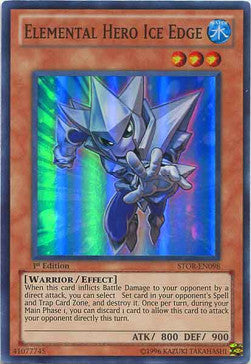 Elemental HERO Ice Edge⁣ - Storm of Ragnarok⁣ (Super Rare)⁣ [098]
