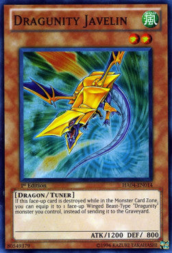 Dragunity Javelin⁣ - Hidden Arsenal 4⁣ (Super Rare)⁣ [014]