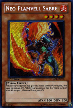 Neo Flamvell Sabre⁣ - Hidden Arsenal 4⁣ (Secret Rare)⁣ [035]