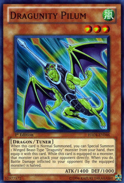 Dragunity Pilum⁣ - Hidden Arsenal 4⁣ (Super Rare)⁣ [046]