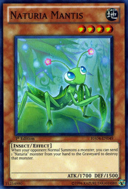 Naturia Mantis⁣ - Hidden Arsenal 4⁣ (Super Rare)⁣ [049]