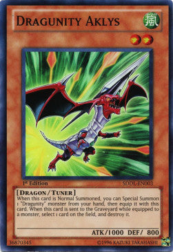 Dragunity Aklys⁣ - Structure Deck: Dragunity Legion⁣ (Super Rare)⁣ [003]