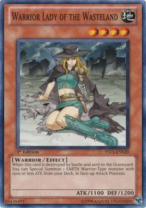 Warrior Lady of the Wasteland⁣ - Starter Deck: Dawn of the Xyz⁣ (Common)⁣ [020]