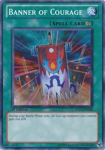 Banner of Courage⁣ - Starter Deck: Dawn of the Xyz⁣ (Common)⁣ [028]