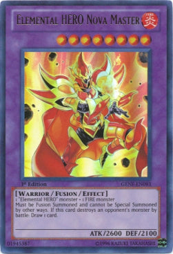 Elemental HERO Nova Master (V.1 - Ultra Rare)⁣ - Generation Force⁣ (Ultra Rare)⁣ [093]