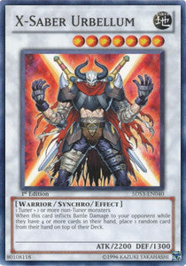 X-Saber Urbellum⁣ - Starter Deck: Duelist Toolbox⁣ (Common)⁣ [040]