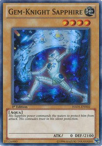 Gem-Knight Sapphire⁣ - Hidden Arsenal 5⁣ (Super Rare)⁣ [002]