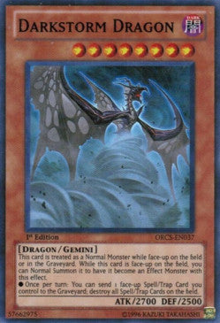 Darkstorm Dragon⁣ - Order of Chaos⁣ (Super Rare)⁣ [037]