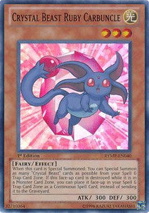 Crystal Beast Ruby Carbuncle⁣ - Ra Yellow Mega Pack⁣ (Super Rare)⁣ [040]