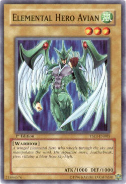 Elemental HERO Avian - Starter Deck: Jaden Yuki (Common) [YSDJ-005]