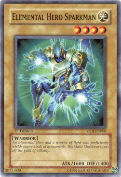 Elemental HERO Sparkman⁣ - Starter Deck: Jaden Yuki⁣ (Common)⁣ [008]