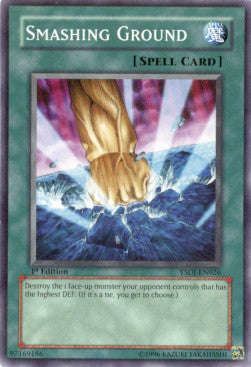 Smashing Ground⁣ - Starter Deck: Jaden Yuki⁣ (Common)⁣ [026]