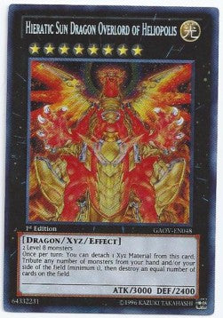 Hieratic Sun Dragon Overlord of Heliopolis⁣ - Galactic Overlord⁣ (Secret Rare)⁣ [048]