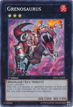Grenosaurus (V.1 - Rare) - Battle Pack: Epic Dawn (Rare) [BP01-026]