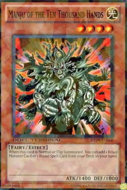 Manju of the Ten Thousand Hands⁣ - Duel Terminal 6⁣ (Common)⁣ [008]