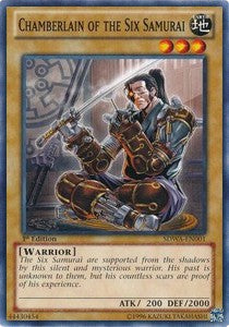 Chamberlain of the Six Samurai⁣ - Structure Deck: Samurai Warlords⁣ (Common)⁣ [001]