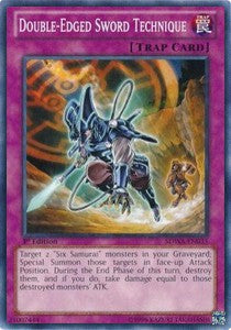 Double-Edged Sword Technique⁣ - Structure Deck: Samurai Warlords⁣ (Common)⁣ [035]