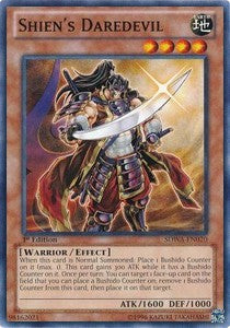 Shien's Daredevil⁣ - Structure Deck: Samurai Warlords⁣ (Common)⁣ [020]