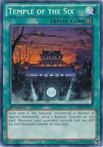 Temple of the Six - Structure Deck: Samurai Warlords (Common) [SDWA-031]