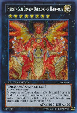 Hieratic Sun Dragon Overlord of Heliopolis⁣ - Collector's Tins 2012⁣ (Secret Rare)⁣ [004]