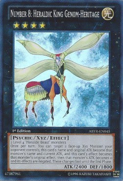 Number 8: Heraldic King Genom-Heritage⁣ - Abyss Rising⁣ (Super Rare)⁣ [045]