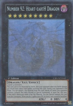 Number 92: Heart-eartH Dragon (V.3 - Ghost Rare)⁣ - Cosmo Blazer⁣ (Ghost Rare)⁣ [045]