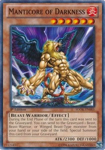 Manticore of Darkness⁣ - Structure Deck: Onslaught of the Fire Kings⁣ (Common)⁣ [005]