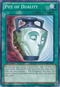 Pot of Duality⁣ - Structure Deck: Onslaught of the Fire Kings⁣ (Common)⁣ [027]