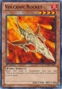 Volcanic Rocket⁣ - Structure Deck: Onslaught of the Fire Kings⁣ (Common)⁣ [013]