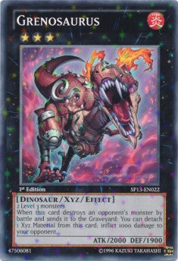 Grenosaurus (V.2 - Starfoil Rare)⁣ - Star Pack 2013⁣ (Starfoil Rare)⁣ [022]