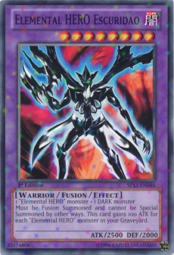 Elemental HERO Escuridao (V.2 - Starfoil Rare)⁣ - Star Pack 2013⁣ (Starfoil Rare)⁣ [046]