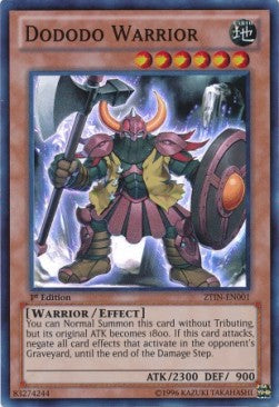 Dododo Warrior⁣ - 2013 Zexal Collection Tin⁣ (Super Rare)⁣ [001]