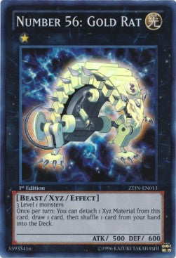 Number 56: Gold Rat⁣ - 2013 Zexal Collection Tin⁣ (Super Rare)⁣ [013]