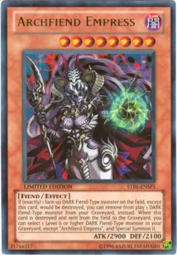Archfiend Empress (V.1 - Ultra Rare)⁣ - Starstrike Blast⁣ (Ultra Rare)⁣ [SP1]