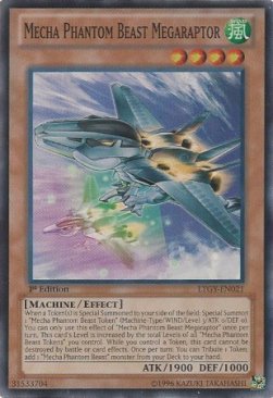 Mecha Phantom Beast Megaraptor⁣ - Lord of the Tachyon Galaxy⁣ (Super Rare)⁣ [021]