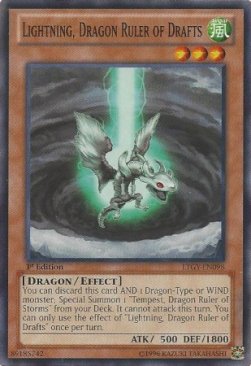 Lightning, Dragon Ruler of Drafts⁣ - Lord of the Tachyon Galaxy⁣ (Common)⁣ [098]