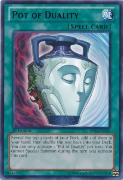 Pot of Duality (V.2 - Rare) - Battle Pack 2: War of the Giants (Rare) [BP02-160]
