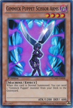 Gimmick Puppet Scissor Arms⁣ - Number Hunters⁣ (Super Rare)⁣ [008]