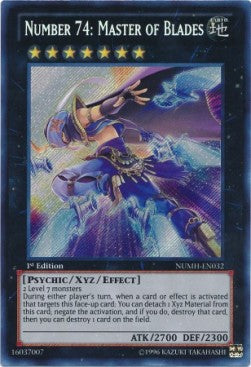 Number 74: Master of Blades⁣ - Number Hunters⁣ (Secret Rare)⁣ [032]