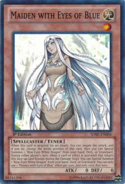 Maiden with Eyes of Blue⁣ - Structure Deck: Saga of Blue-Eyes White Dragon⁣ (Super Rare)⁣ [006]